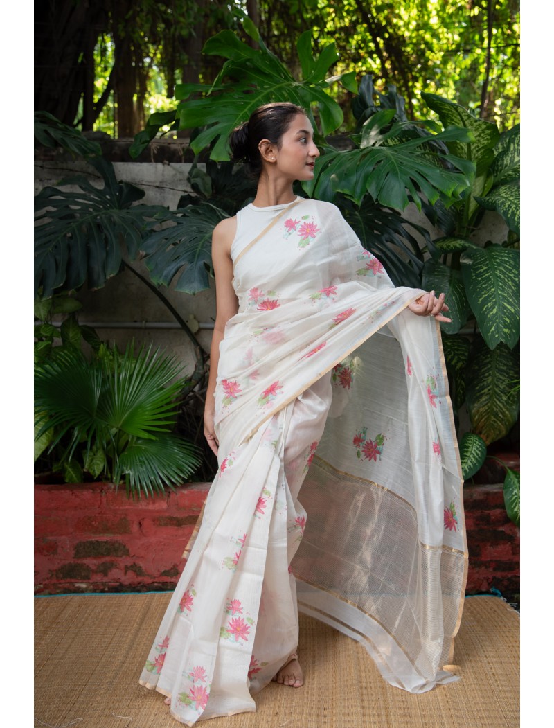 Printed Saree with Blouse