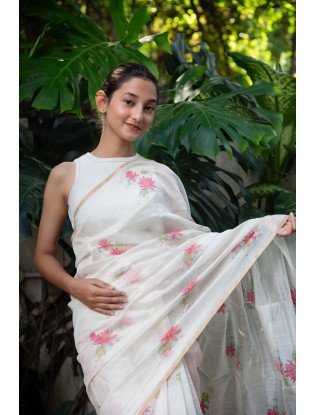Printed Saree with Blouse