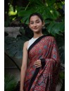 Ajrakh Print  Saree with Blouse
