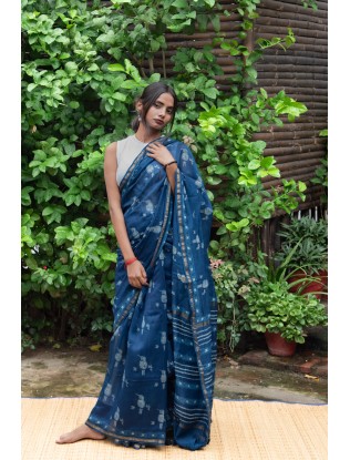 Printed Saree with Blouse