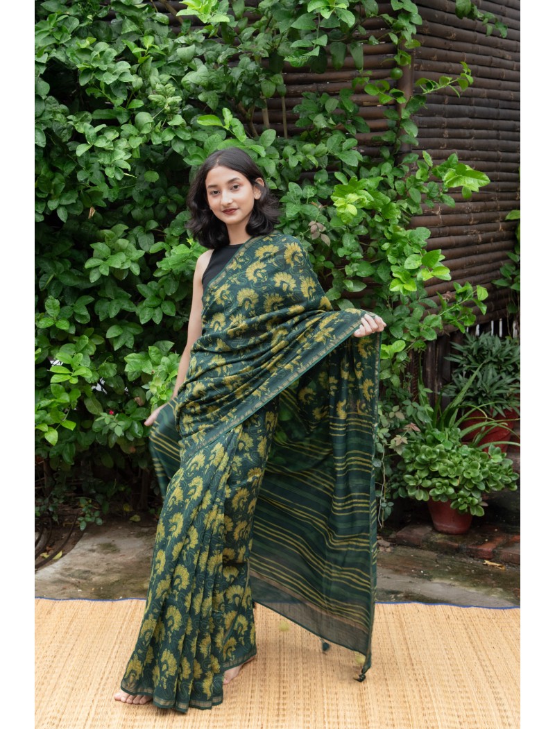 Printed Saree with Blouse