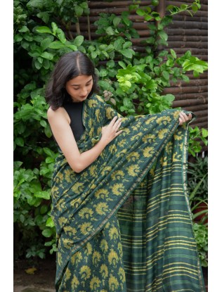 Printed Saree with Blouse