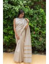 Saree with Applique work