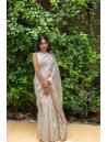 Saree with Applique work