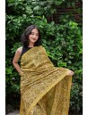 Vanaspati Print Saree with Blouse