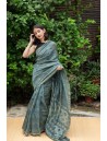 Vanaspati Print Saree with Blouse