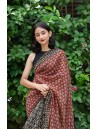 Bagru Print Saree