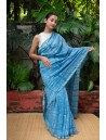 Shibori Saree with Blouse