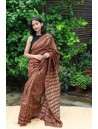 Shibori Saree with Blouse