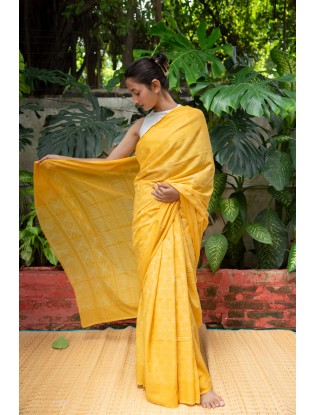 Shibori Saree with Blouse