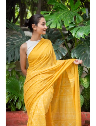 Shibori Saree with Blouse