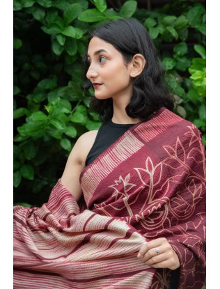 Shibori Saree with Blouse