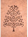 Bird and Tree Sanjhi Paper Art