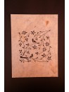 Bird and Flower Sanjhi Paper Art