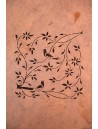 Bird and Flower Sanjhi Paper Art