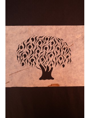 Mango Tree Sanjhi Paper Art