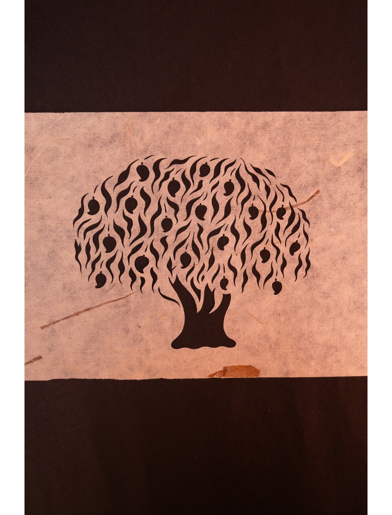Mango Tree Sanjhi Paper Art