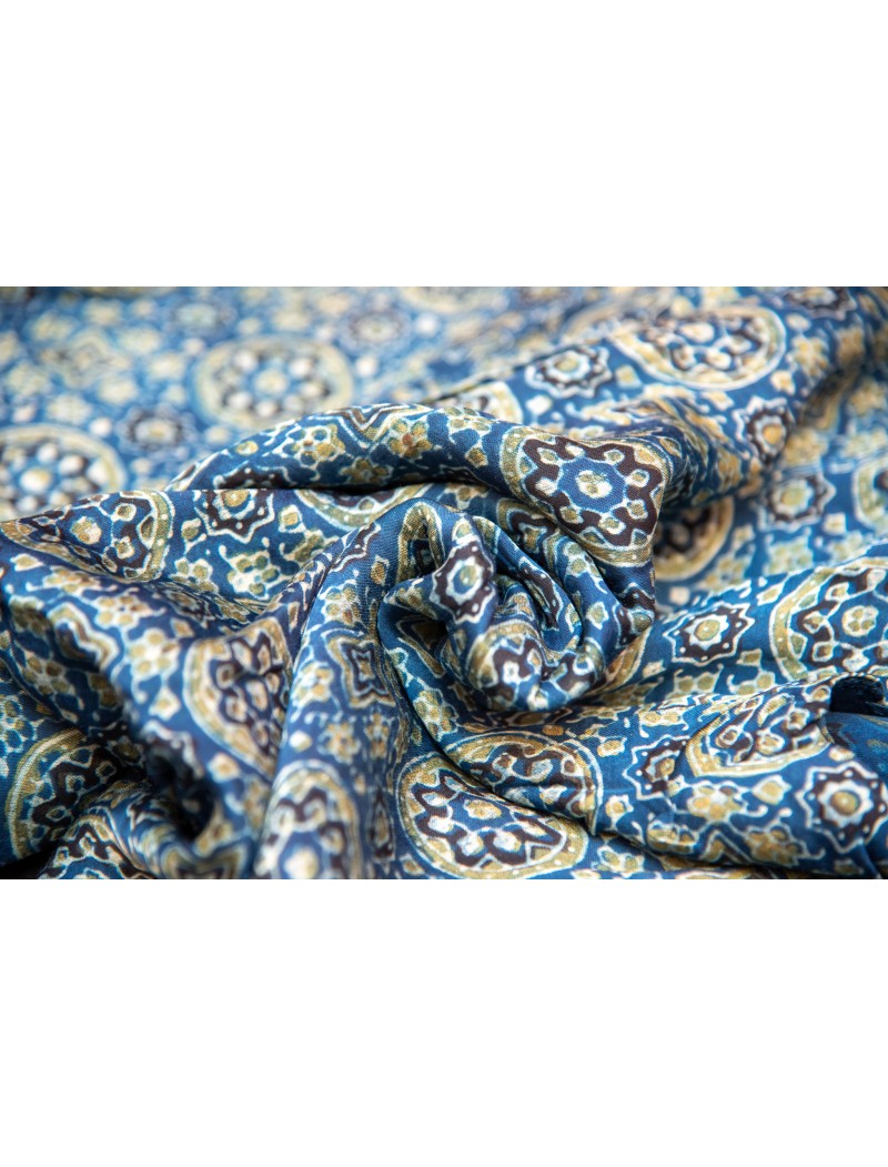 Ajrakh Print Fabric Ajrakh Print Fabric