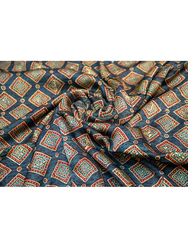 Ajrakh Print Fabric Ajrakh Print Fabric