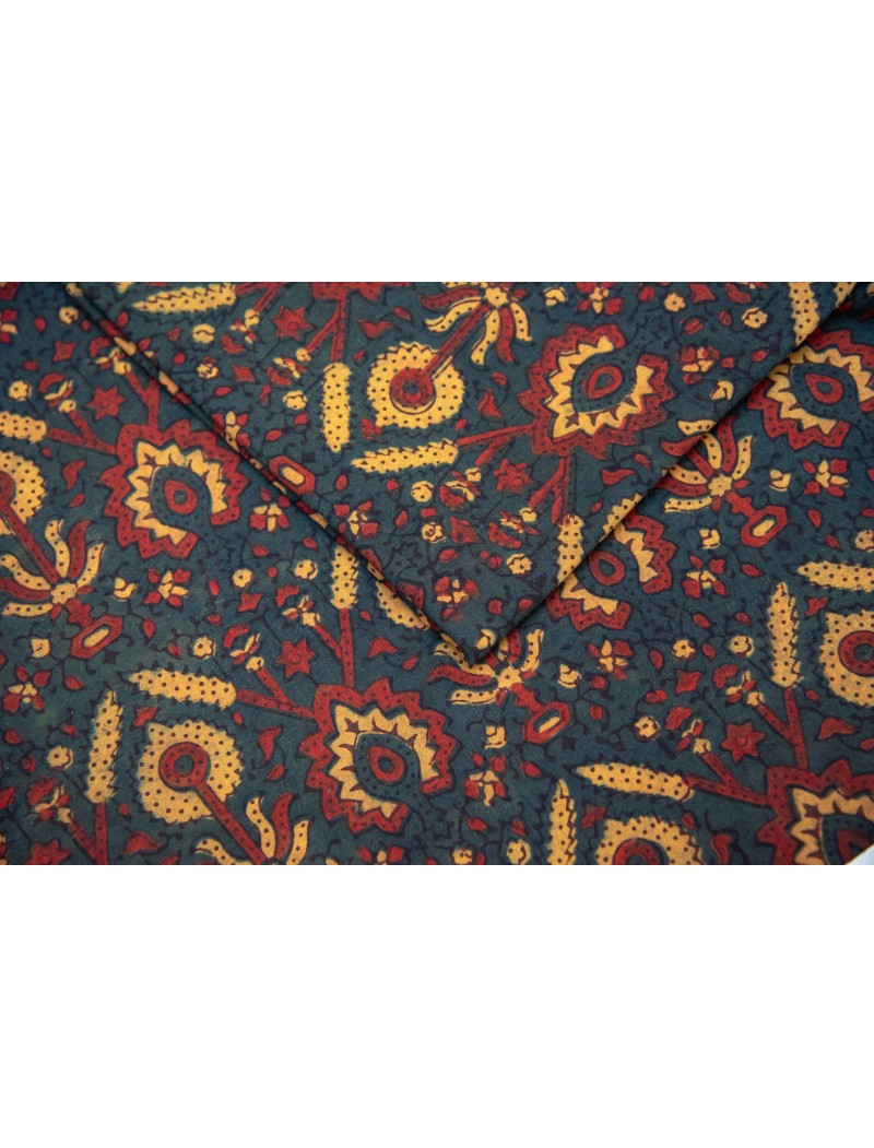 Ajrakh Print Fabric Ajrakh Print Fabric