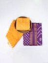 Bandhani Suit Set, Nazir Fabric in Traditional Tie-Dye