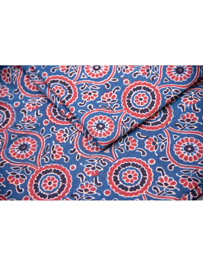 Ajrakh Print Fabric Ajrakh Print Fabric