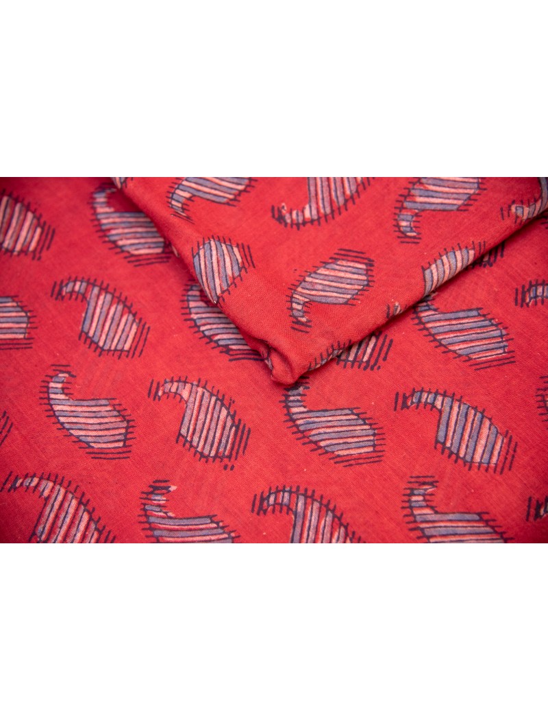 Ajrakh Print Fabric Ajrakh Print Fabric
