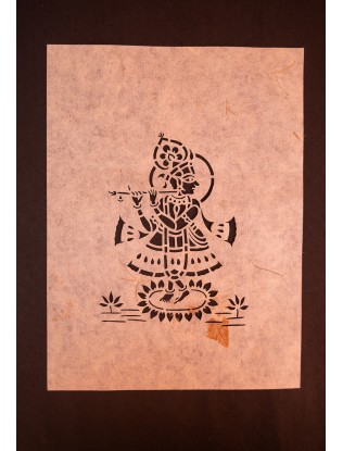 Krishna Sanjhi Paper Art