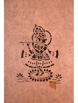 Krishna Sanjhi Paper Art