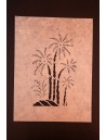 Palm Tree Sanjhi Paper Art