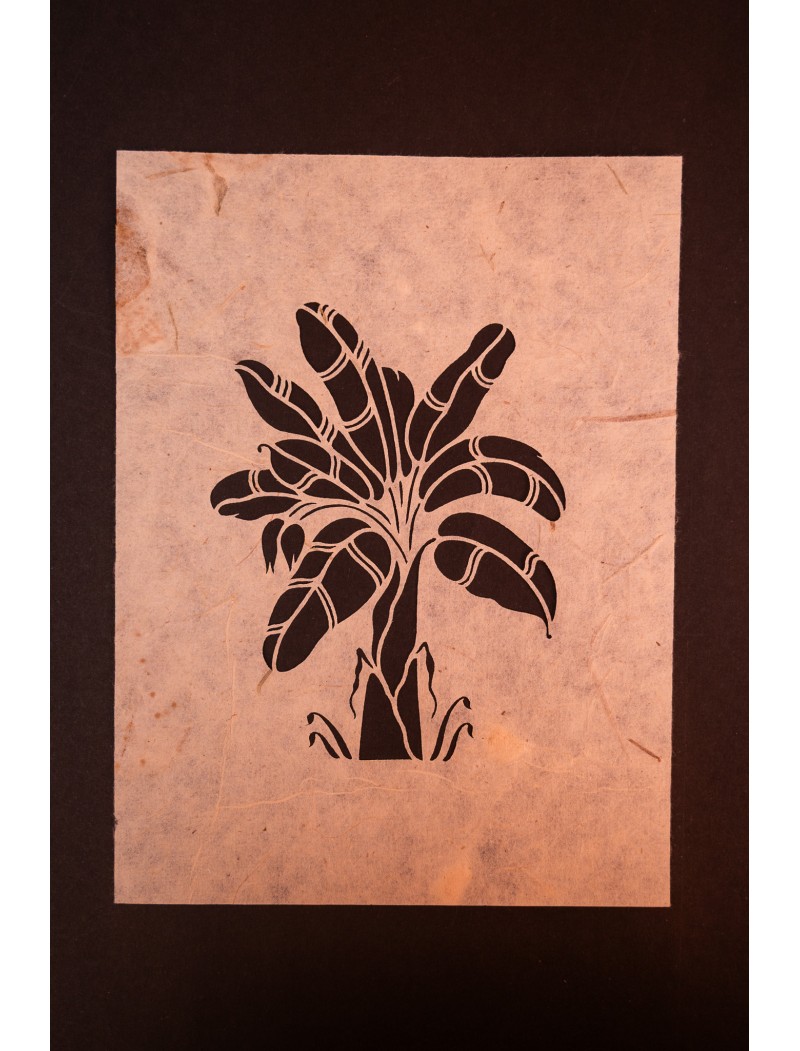 Banana Tree Sanjhi Paper Art