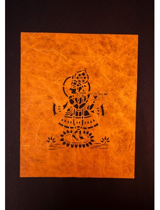 Krishna Sanjhi Paper Art