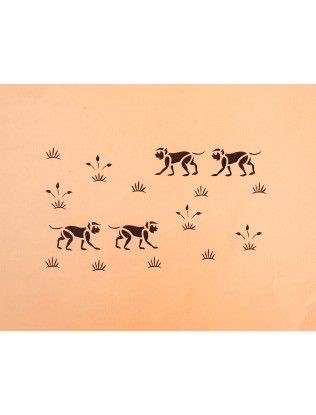 Monkey Sanjhi Paper Art