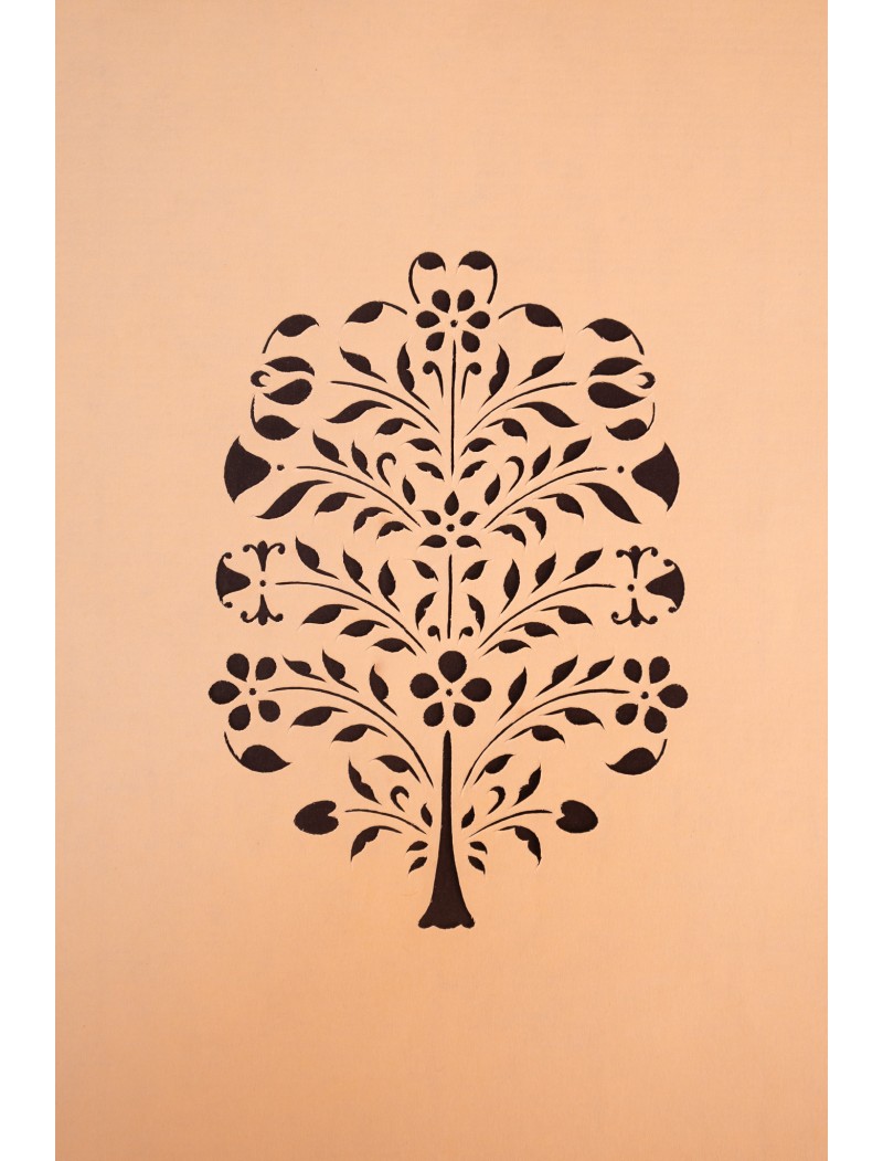 Tree Sanjhi Paper Art Tree Sanjhi Paper Art
