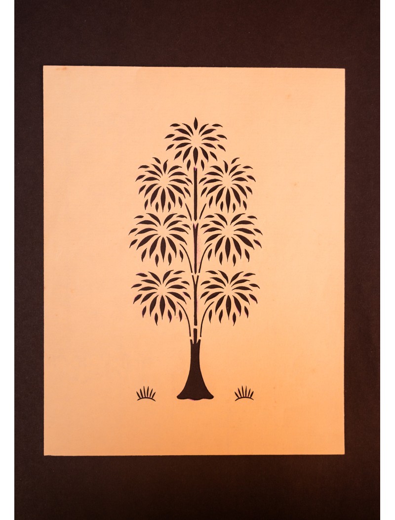 Tree Sanjhi Paper Art