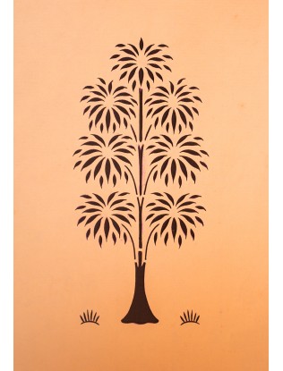 Tree Sanjhi Paper Art