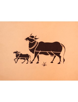 Ox Paper Sanjhi Art