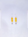 Earring Yellow Pair Made with Love by Artisan Daayita