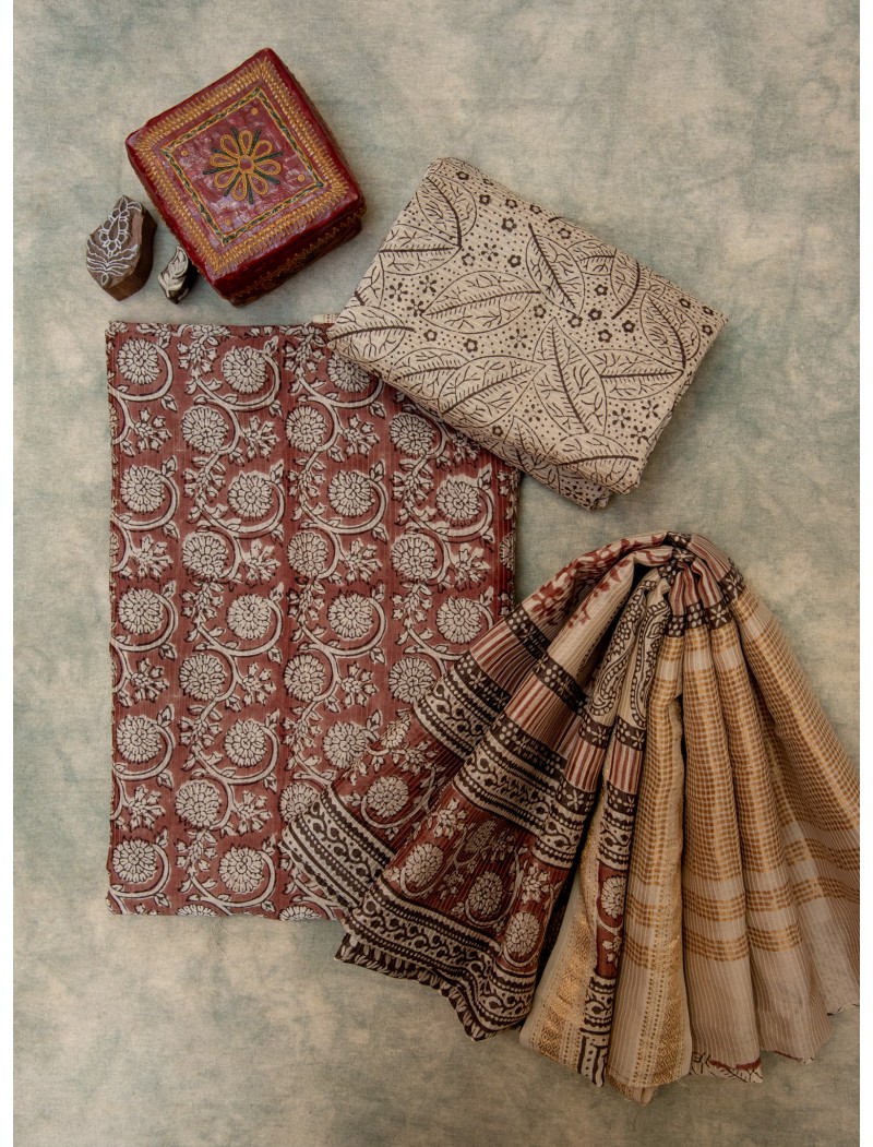 Maheshwari Bagh Print Suit set Maheshwari Bagh Print Suit set