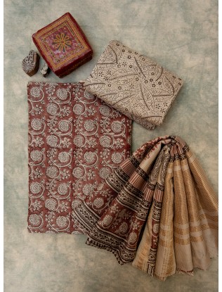 Maheshwari Bagh Print Suit set