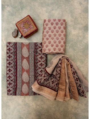 Maheshwari Bagh Print Suit set