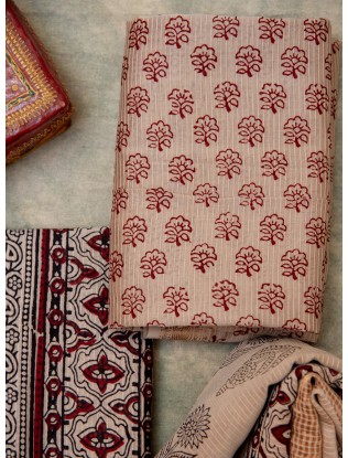 Maheshwari Bagh Print Suit set