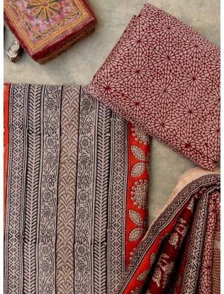 Maheshwari Bagh Print Suit set