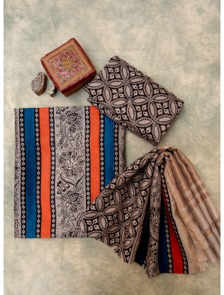 Maheshwari Bagh Print Suit set