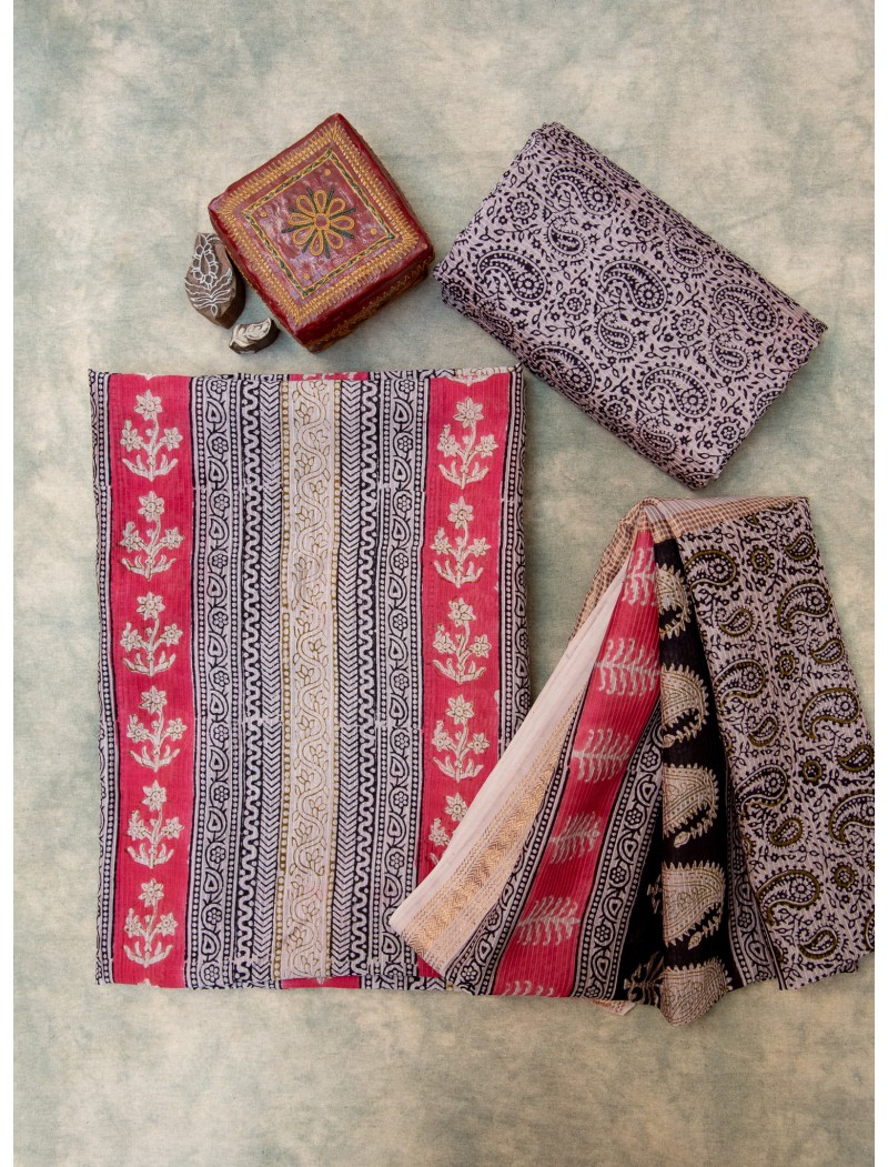 Maheshwari Bagh Print Suit set Maheshwari Bagh Print Suit set