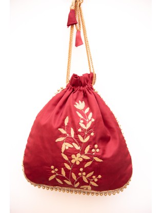 Batua with aplique work