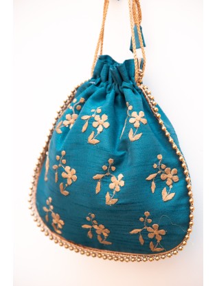 Batua with applique work