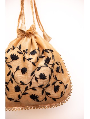 Batua with aplique work
