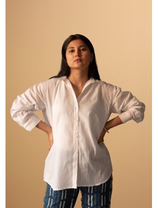 Chikankari Unisex Shirt Q/S