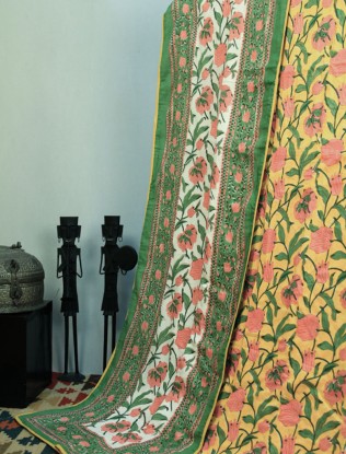 Double Bed Dohar with Soft Cotton & Elegant Block Print